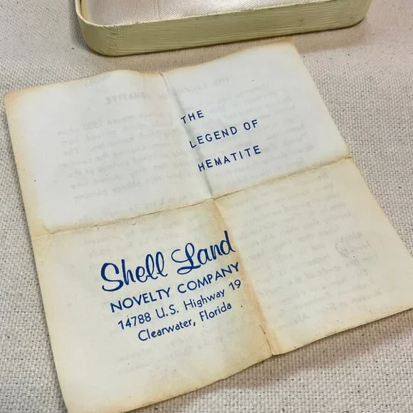 1950s Black Hematite Sterling Silver Jewelry Set – by Zeidell’s – Boxed - Picture 5 of 10